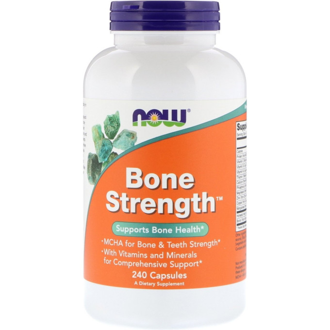 БАД Крепкие Кости NOW BONE STRENGTH - 240 капсул NS32950
